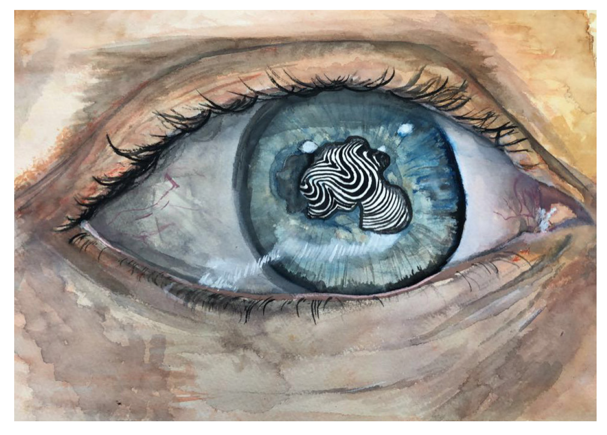 RepAndreCarson's tweet photo. Congratulations to Eliza Leffler from @ScecinaNow whose artwork entitled "Reflection" is our Congressional District's winner for the Virtual #CongressionalArtCompetition! It will be displayed in the U.S Capitol for the next year. Thanks to all who participated! https://t.co/aRPv1nq5bx