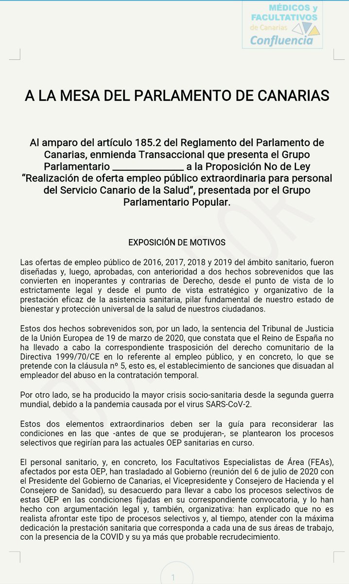 CONFLUENCIA Médicos Hospitales CANARIAS tweet media