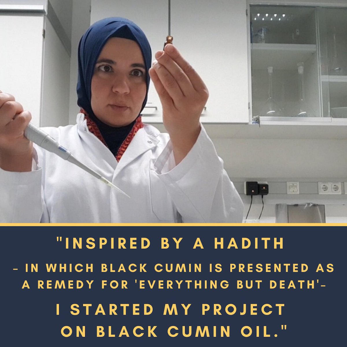 MuslimSciEu's tweet photo. Meet our guest of the week - Aysun Tekbaş - a visceral surgeon working on black kumin among other research focuses. @unijena #germany #propheticscience
Read he complete interview here: https://t.co/MbpjsZbp5O https://t.co/PVcJESKqXK