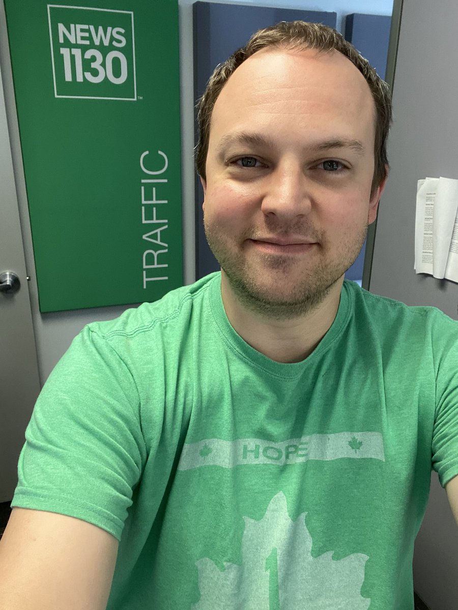 RyanLmark's tweet photo. You know youβre a #TrafficNerd when you wear a #BCHwy1 shirt, but hey it matches @NEWS1130 colours. Does @NEWS1130Weather have a #WeatherDork top? https://t.co/Eh54bQSw7K