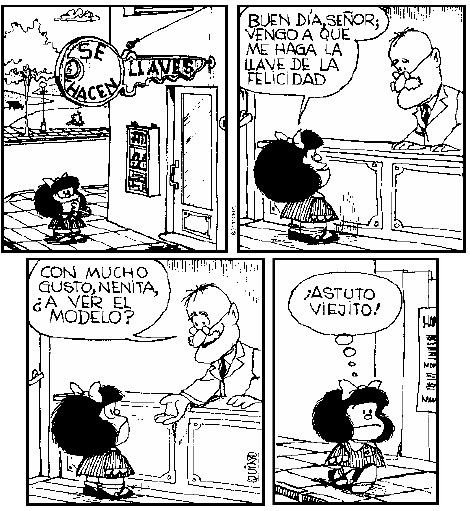 La llave de la felicidad

#MafaldaQuotes

#FelizCumpleQuino