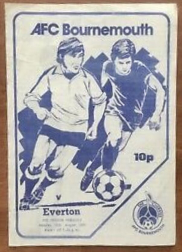 #24 Bournemouth 3-4 EFC - Aug 16, 1982. EFC’s pre-season tour of the South Coast continued, with a trip to Dean Court to face the Cherries. EFC’s free-scoring form continued, scoring 4 goals for the 2nd consecutive game. Sharp with 2 & Heath & Sheedy with 1 each sealed the win.