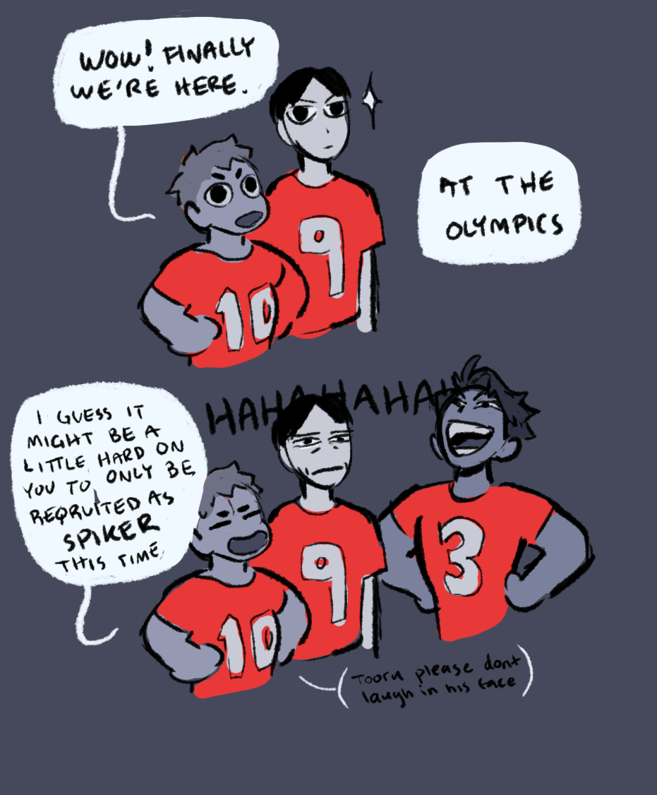 My extremely serious, 100% fact based haikyuu prediction 