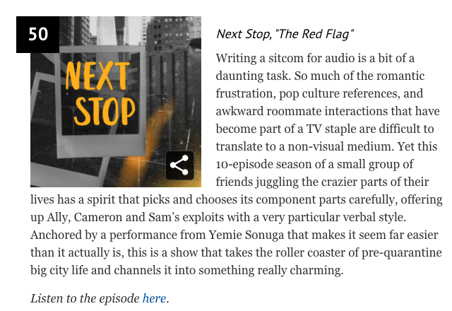 Next Stop tweet media