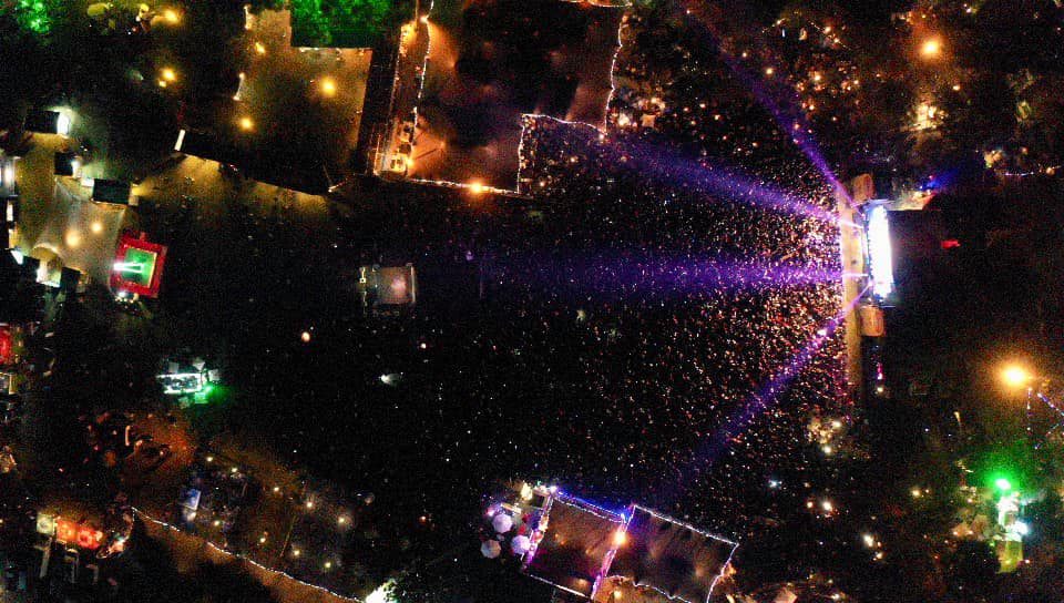 I don't really brag I just state facts. And I'm pretty much the best female in this events game - the entire Africa. Ask somebody or google, I've been coordinating the biggest Festival in Africa the past 5 yrs. Drone shot of opening night, of my final Bushfire cred: DTPhotography