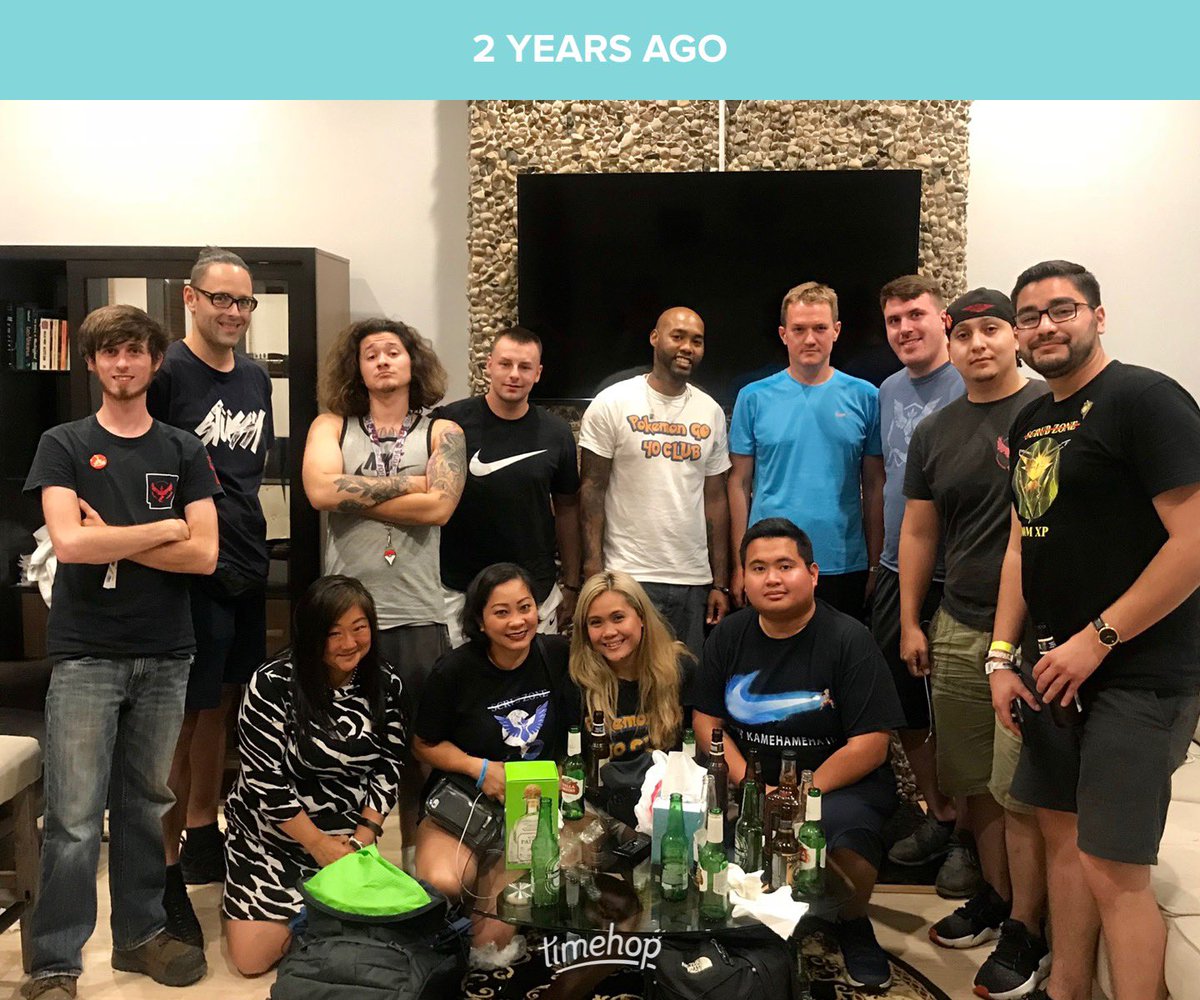 KrazyJoJoVE's tweet photo. Oh my! I freaking miss you guys! 😭😭😭. Timehop really makes me smile everyday. @PoGoKieng @FuuBahr @brandontan91 @andresecoronado @trdf53 @charlesorrpogo @85pokemaster @MrZuhmbL #gofest2018 https://t.co/rdkw5r6ngx