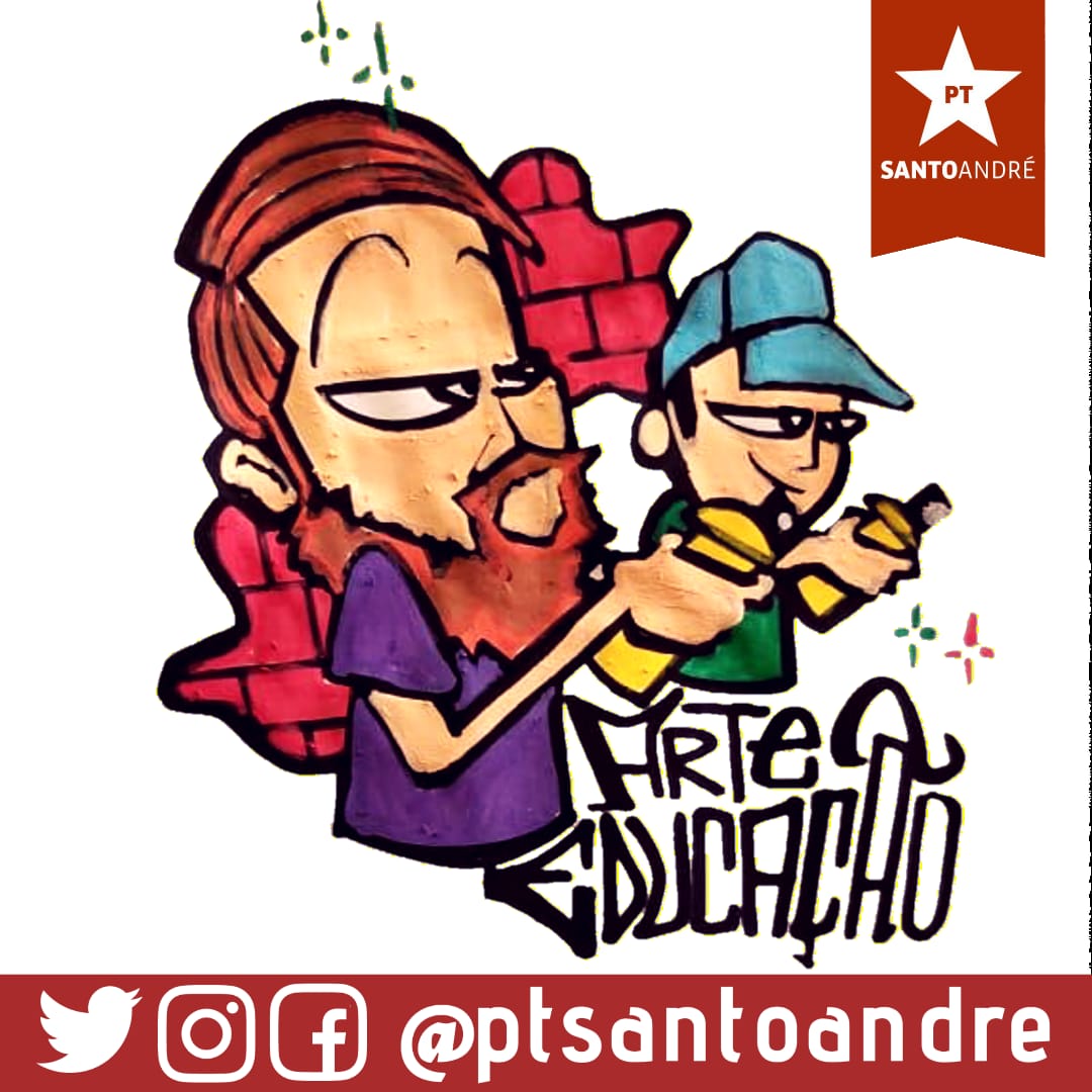 PtSanto's tweet photo. Ilustração "O Arte Educador" é obra do nosso filiado @RodrigoSmul.

@ptbrasil @PTPaulista13 https://t.co/dLUQIxExNL