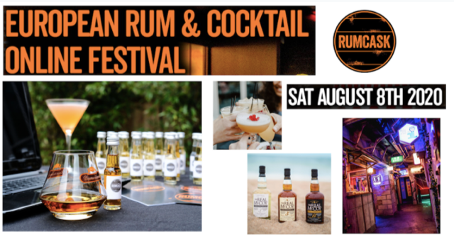 rumfestivaluk's tweet photo. Our festivals may be on hold but we've teamed up with the amazing guys at @RumCask for a Virtual Rum Festival - Get your tickets now and save £5 with code LOVERUM https://t.co/bdmtCcaOaV https://t.co/cmlaG56wLe