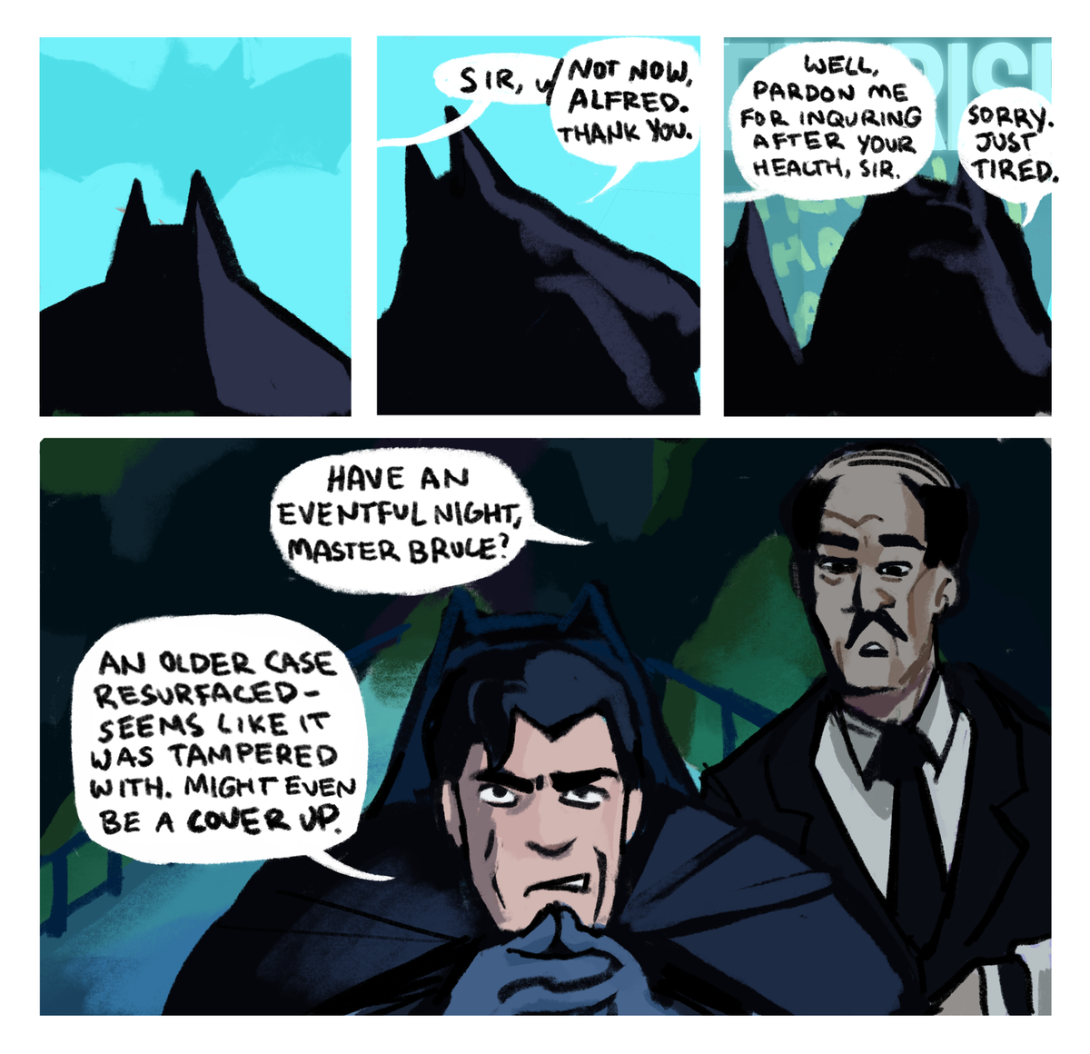 episode 2 of my batman oc comic, tattletale telltale
(1/2) 