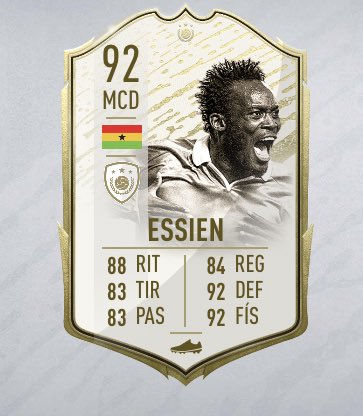 albertsFUT's tweet photo. ESSIEN ICON MOMENTS GIVEAWAY 

✅ Retweet
✅Follow @albertsFUT 

Min 120k (Snipe)

Winner on Friday
Ganador el viernes

🍀🍀🍀 #FIFA20 https://t.co/emkKoYkErY