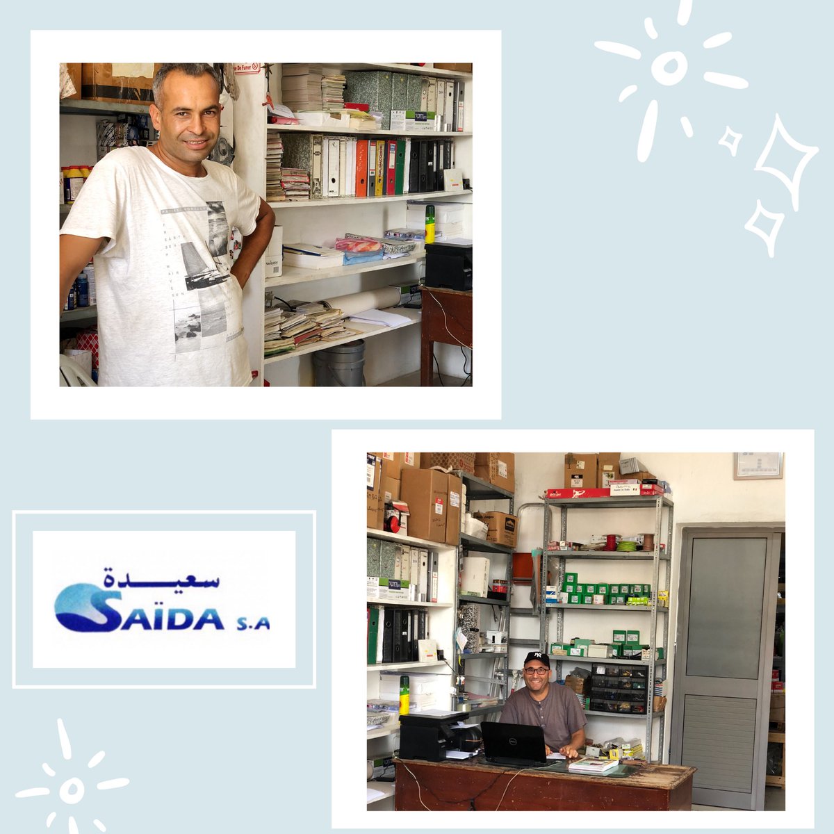 stesaida's tweet photo. -Meet our team: Naceur &amp; Kareem , our warehousemen .
.
.
.
- Rencontrez notre équipe : Naceur &amp; Kareem , nos magasiniers d’entrepôt . 
👨‍🔧👨‍🔧👨��🔧 https://t.co/iUrwSbNZ5m