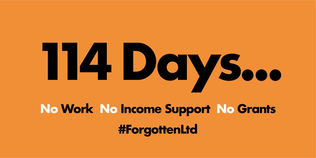ForgottenLtd's tweet photo. Day 114
No meaningful support from gov - debt is not the answer
#ForgottenLtd small businesses support jobs and local economies 
@FelicityBuchan @hbaldwin @JulieMarson
🌐 Join campaign: https://t.co/2f3kHQkzfw
#TheDailyCount https://t.co/QXgvuX5PxR