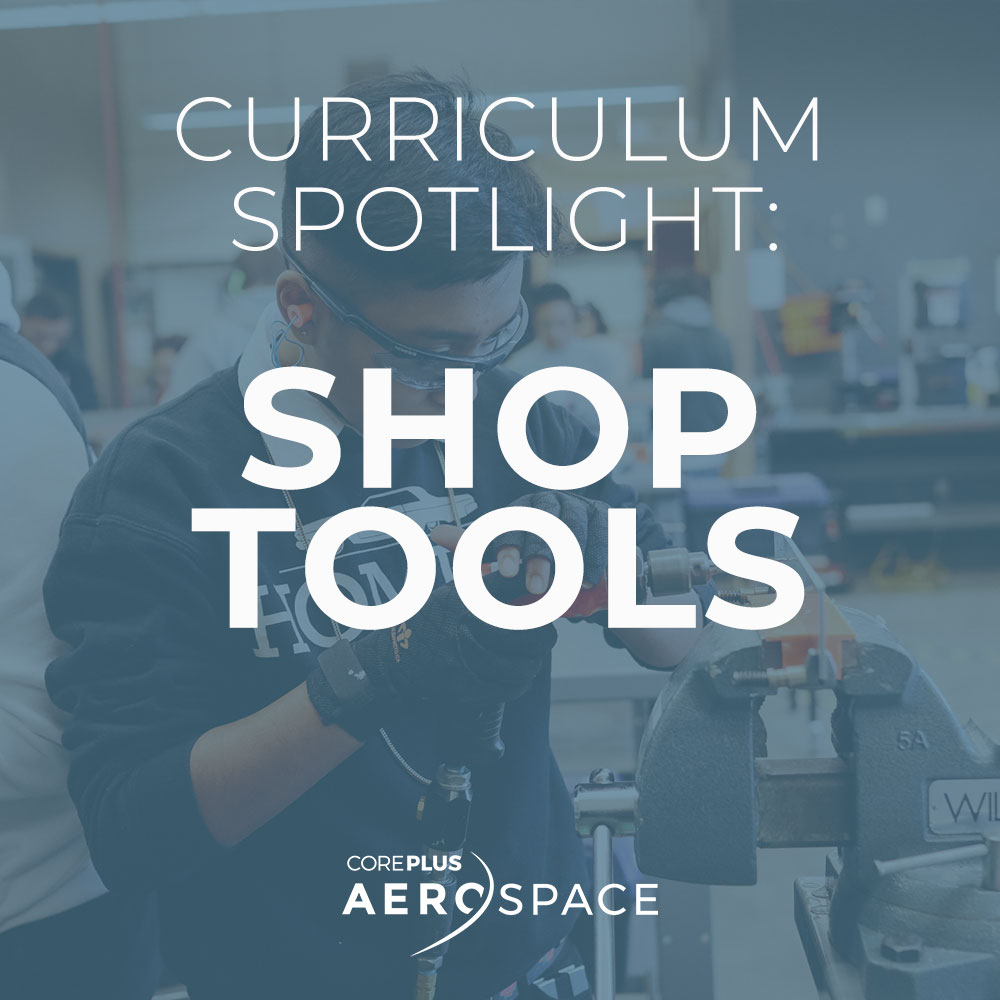 coreplusaero's tweet photo. Designed and supported by WA manufacturing companies, the #CorePlusAerospace curriculum teaches relevant and up-to-date skills – including proper use of hand and power tools. Learn more: https://t.co/uFOltqfLjT @waOSPI @waOSPI_CTE @WashCTE @BoeingWA https://t.co/08oIIDdxnR