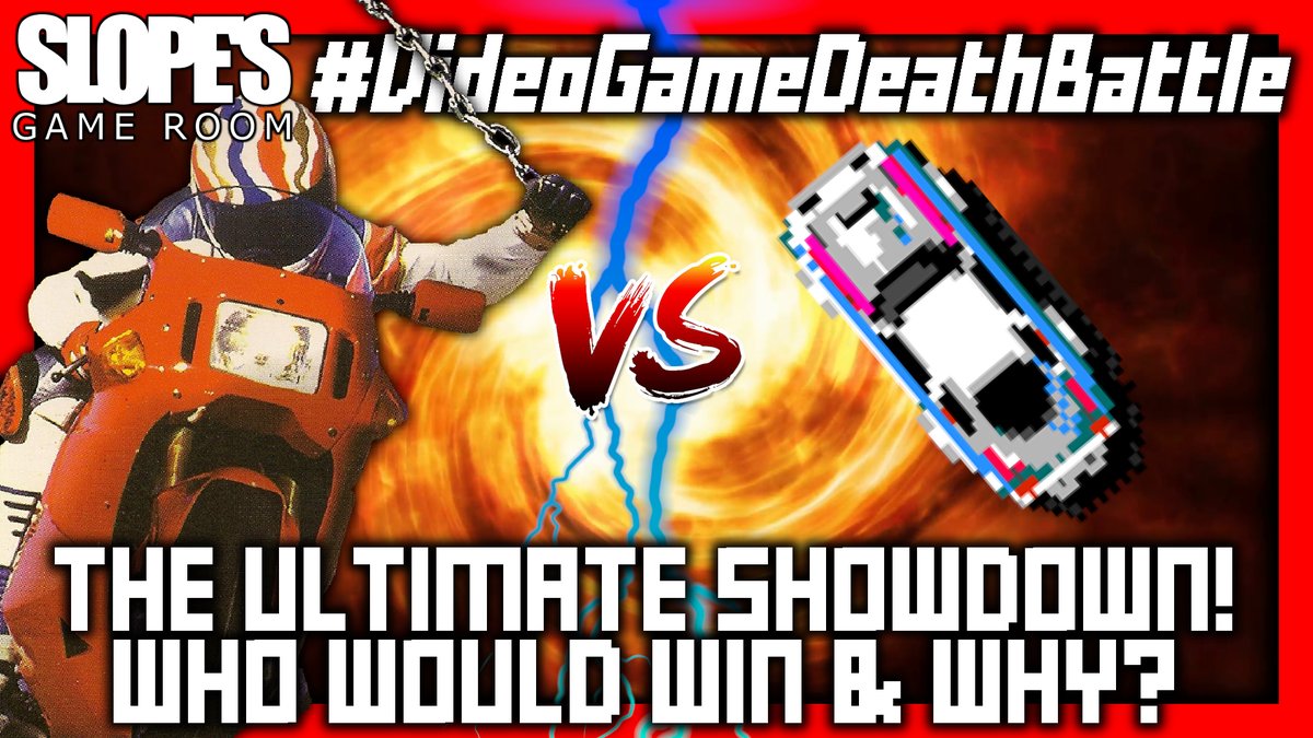 SlopesGameRoom's tweet photo. #VideoGameDeathBattle is back once again and this time in the ring its... Road Rash vs Spy Hunter
Who would win and why? https://t.co/seGOCidGoF