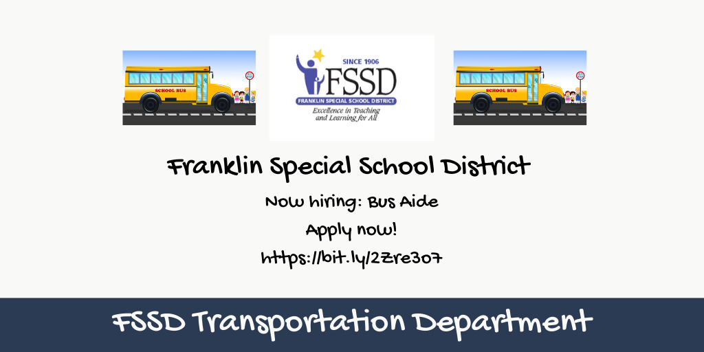 FssdJobs's tweet photo. Join us on the road!  @FSSDSchoolBus @franklinspecial  https://t.co/YYN0noBALO https://t.co/ysII5PChNS