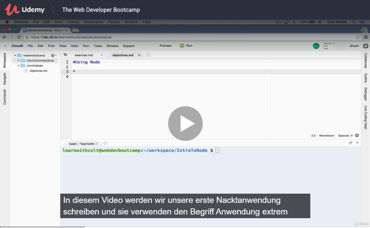 InternetBerlin's tweet photo. Ich freue mich darauf, meine erste Nackanwendung im #webdeveloperbootcamp bei @udemy zu schreiben 😜 https://t.co/CeSxj0N8hs