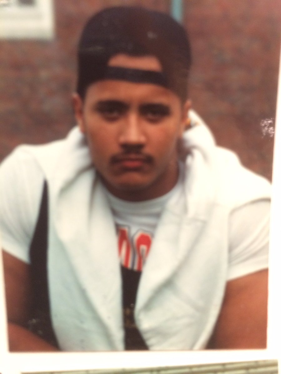 LemmingReport's tweet photo. I took this picture of Dwayne Johnson in Allentown Pennsylvania back in the spring of 1989. He was a member of my preseason all east team. He was very heavily recruited and chose to play for the Miami Hurricanes. He played for Freedom HS in Bethlehem PA https://t.co/zjjSNmLdrG