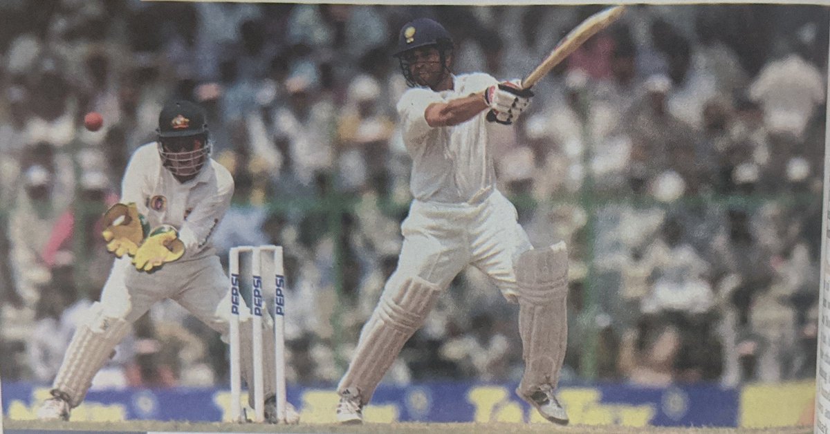  and 9) SR Tendulkar : 155 Vs Aus, Chennai, 1998. Siddhu dented Warne's confidence by attacking him from the go. SRT took over from there8) SM Gavaskar : 221 Vs Eng, Oval, 1979. He was so assured - never in a rush or afflicted by lapse in concentration - Peter Willey