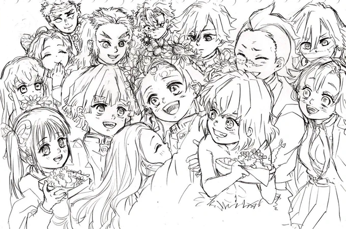 こちら下描きです
始め完全にうずいさん描き忘れてました? 