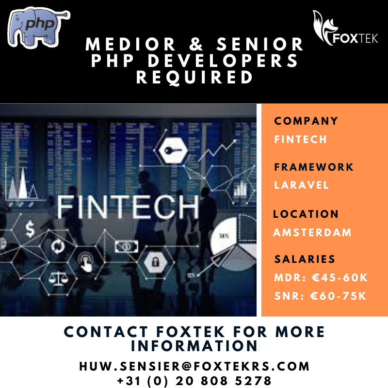 Want to work for a #fintech company in Amsterdam where you'll create applications from scratch?

Follow the link below:

linkedin.com/posts/foxtekhu…

#php #phpjobs #developerjobs #amsterdam