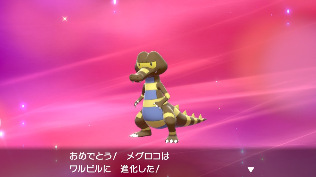 深山すみれ ポケモン剣盾 今作63匹目の色違い このね ワルビアルのつぶらな瞳が好きなんですよ わかります あとワニってこう見えて仲間思い 特に子供思いなのもいいですね 温度によって生まれる性別が決まるようで こう見えて女の子です
