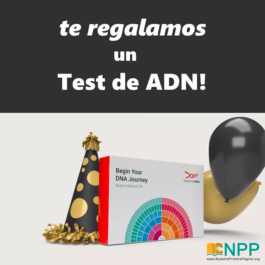ongNPP's tweet photo. Regalamos un Estudio de ADN! 
👉 Seguinos (@ongNPP)
👉 RT a este tuit
👉 Mencioná a 3 amigos
Para doble chance:
https://t.co/J1yI6hTDyH

Y ya participás del sorteo! 🍀

Un test de ADN te informa las etnias y lugares de tus antepasados. También te permite encontrar familiares. https://t.co/VagJ1HDhFf