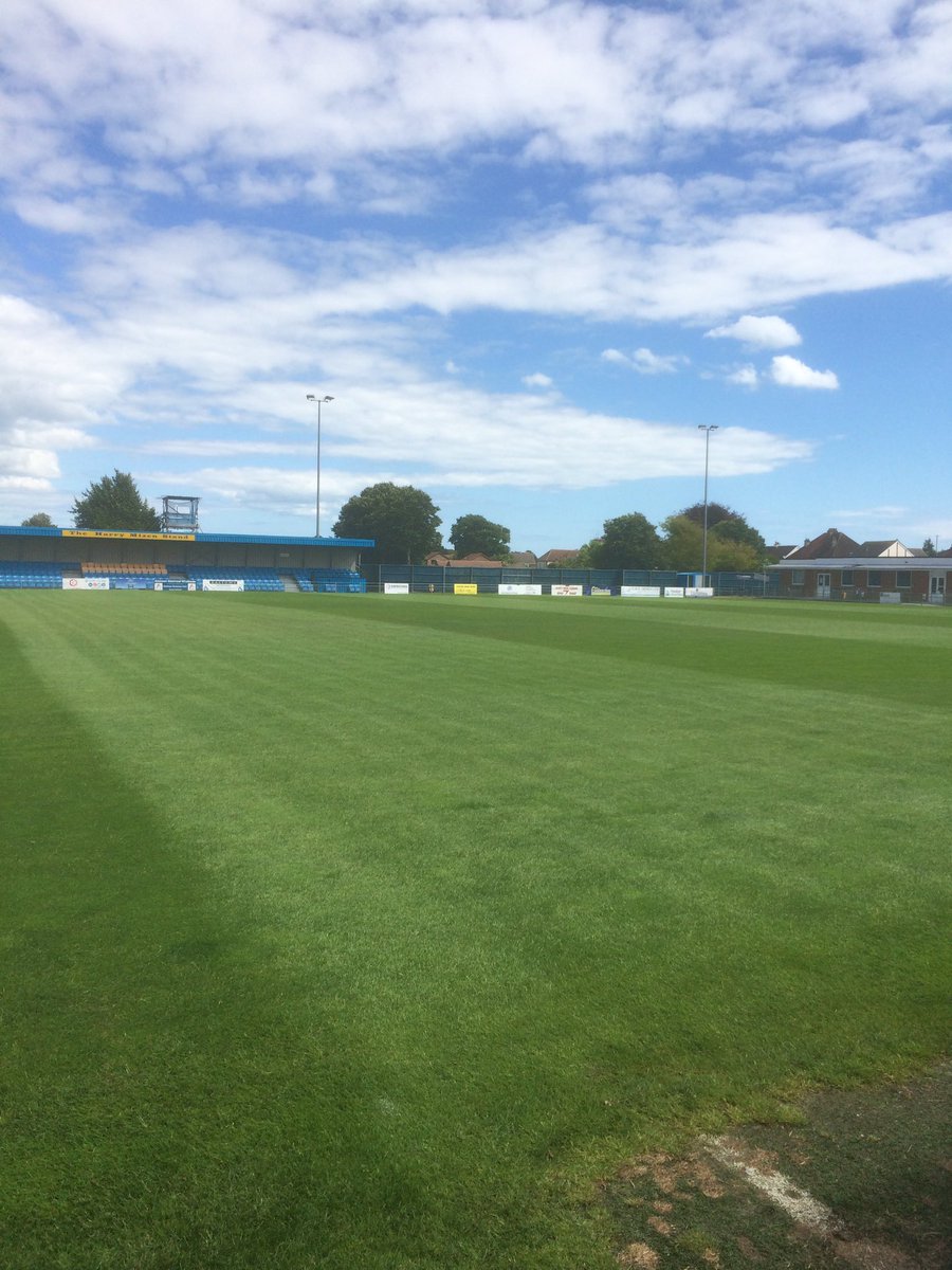 Sodexo Horticultural Services grounds staff are looking forward to seeing Gosport FC back playing at The Enclosure, Privett Park....The pitch is looking fantastic <a href="/Hort_Sodexo/">Hort Services</a> <a href="/GosportCouncil/">Gosport Borough Council</a>