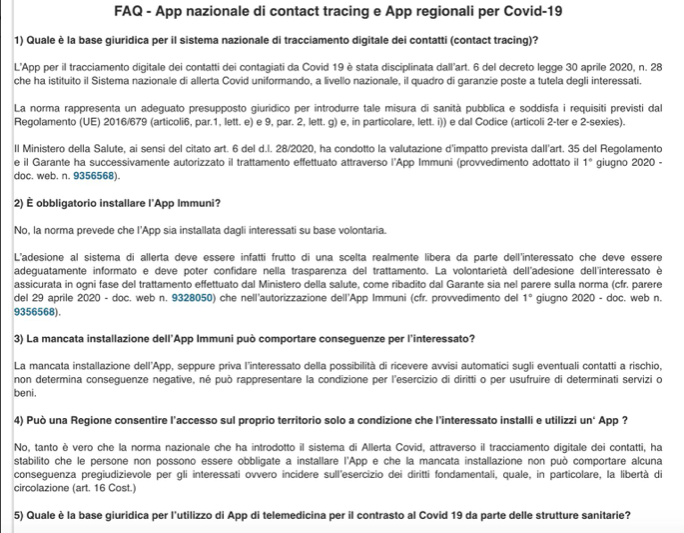 privacyweek_IT's tweet photo. Nuovo aggiornamento delle #FAQ del #Garante su trattamenti di dati nel contesto dell'emergenza #COVID19
Molto interessante il passaggio sull'utilizzo di strumenti o #app di #telemedecina, con espressa richiesta di valutazioni di impatto, oltre che quello sui #socialplugin. https://t.co/Eb4AHRXEdE