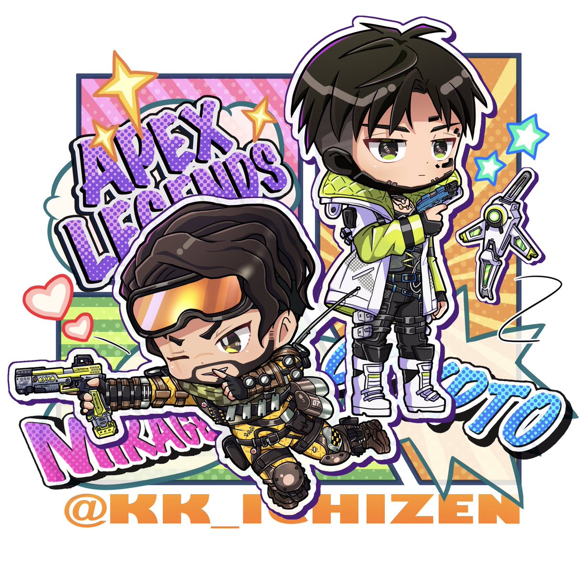 一膳慶樹 エーペックスseason3のトレーラー Launchのほう 見た後に追い討ちでクリプトとミラージュの掛け合い聞いて沼った Apexlegends Apexlegendsfanart Apexイラスト