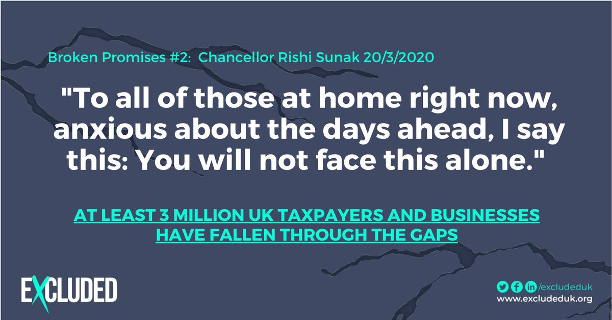 ExcludedUK's tweet photo. Just realised it’s nearly 3pm and we haven’t called you out yet @RishiSunak, so here it is. When are you going to come and talk us as you know you will have to at some stage, right? We will do this all day, every day if we have to... #excludeduk https://t.co/QQFyKJdntv