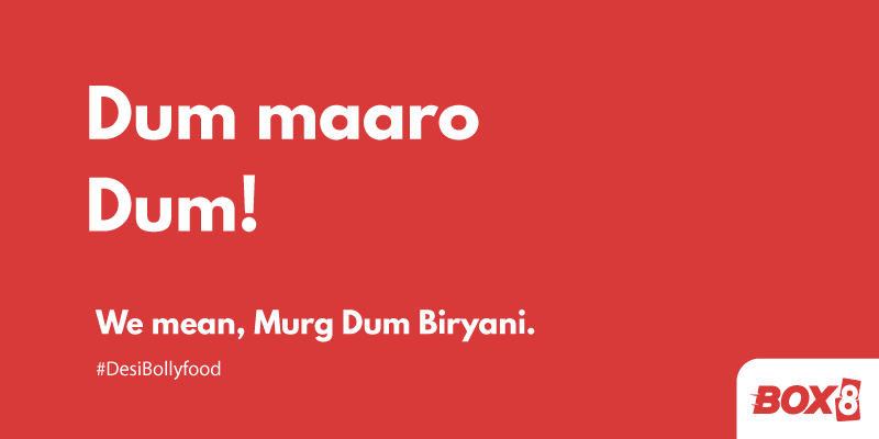 BOX8_in's tweet photo. Want some Biryani garma garam?
Just pick your favourite & order-in from BOX8!
#DesiBollyfood
#box8desimeals #deliveryin30min #foodlove #bollywood #staysafe #orderwithbox8 https://t.co/D5oUBzXzU8