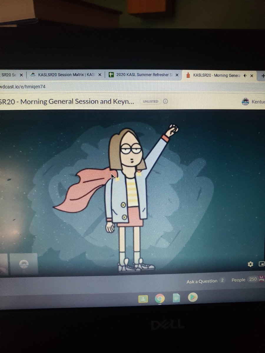 KimHacker5's tweet photo. @DrKMattson discussing how technology can connect us or polarize us and what we can do to be "part of a digital global society" #kaslsr20 https://t.co/h4WLSoskkQ