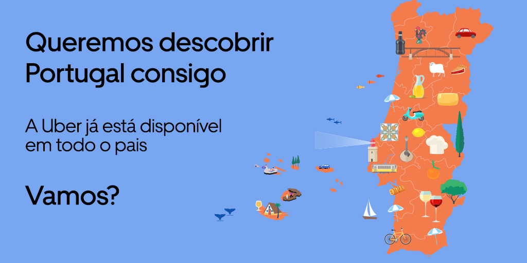A partir de hoje, a aplicação Uber passa a ter cobertura em todo o país.
Motoristas e parceiros passam a ter acesso a mais oportunidades para ajudar as suas comunidades.

Saiba mais: uber.com/blog/uberemtod…