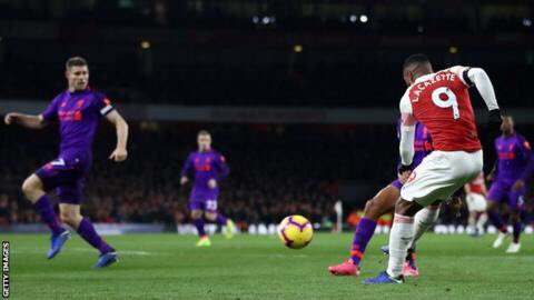 Arsenal 1-1 Liverpool 2018/19. What a game this was. We could have won it in the end. Mkhitaryan was poor. Iwobi was brilliant.The goal we conceded was unlucky. Lacazette’s equaliser had me jumping for joy. Could have won the game. It was ours for the taking. Maybe on Wednesday