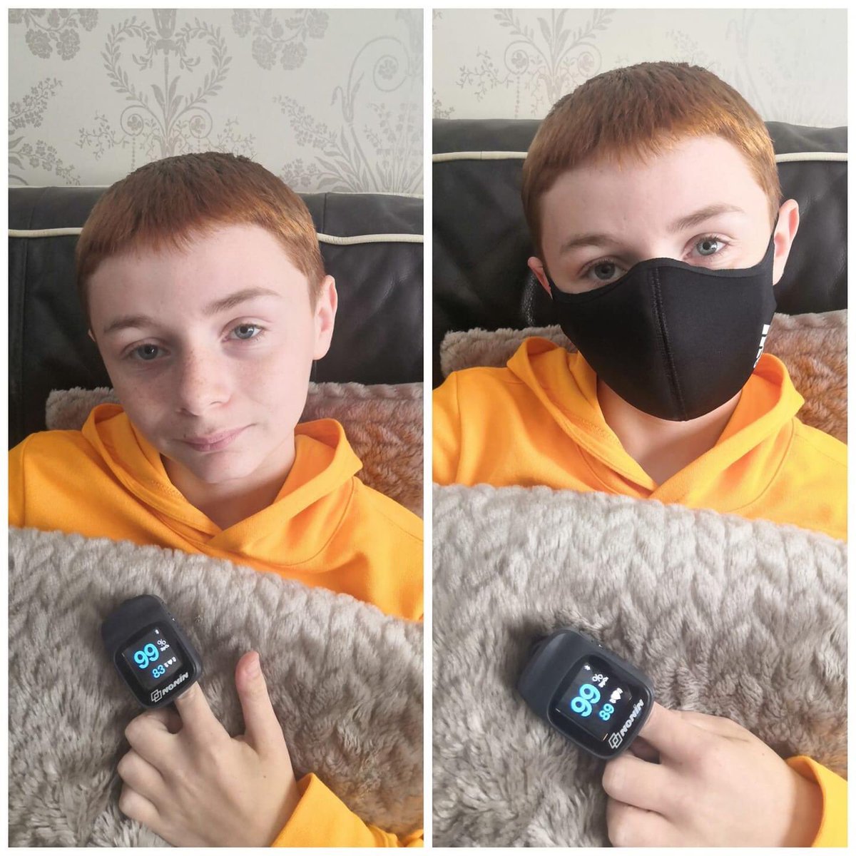 To all who don’t/won’t wear a mask, look at this young lad, Kaden Barton, He has cystic fibrosis 

He said “I’ve been wearing masks like this one every day
Surprisingly  it does not impact my oxygen levels! Wear a mask.”

Be like people with #cysticfibrosis
#WearAMask 
<a href="/cftrust/">Cystic Fibrosis Trust</a>💛