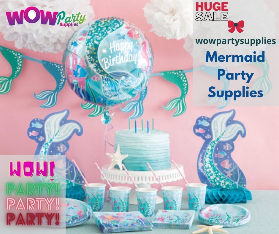 Throw a magical Mermaid Themed #Partydecorations for at unique Party!
@wowpartysupplies
#partysupplies #partyballoons #birthdaypartydecorations