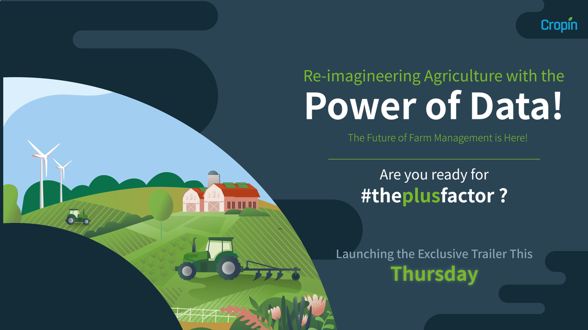 CropInTech's tweet photo. Witness the Path-Breaking Upgrade in Farm Management ๐พ
๐ข Catch the ๐๐ฑ๐๐ฅ๐ฎ๐ฌ๐ข๐ฏ๐ ๐๐ง๐๐๐ค ๐๐๐๐ค This Thursday!
Are you ready for #theplusfactor?
#comingsoon #theplusfactor #agtech #cropin #thefutureishere https://t.co/Cfb6lmhYX1