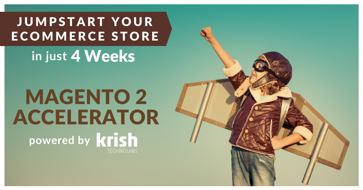 krishtechnolab's tweet photo. Your #eCommerce business jumpstart kit. Wait no more to get started with #Magento2 Accelerator powered by Krish Technolabs. https://t.co/mWNB8sFIwz
#accelerator #magentocommerce #ecommercestoredevelopment #migratetomagento2 https://t.co/CujJ23BS1W