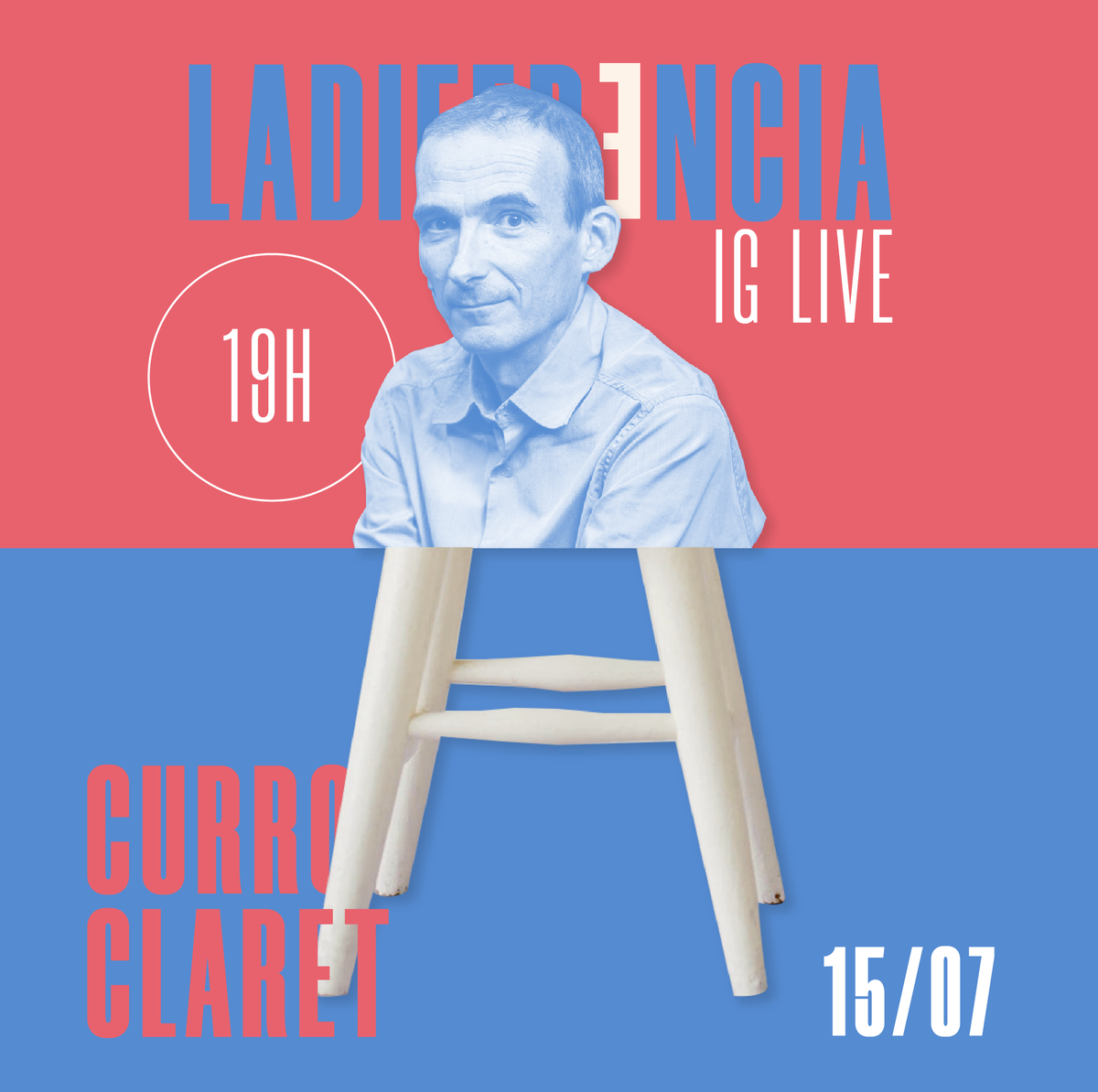 thecreative_net's tweet photo. Mañana estaremos con #CurroClaret en #LADIFERENCIA a las 19:00h en un nuevo IG Live 📱 DE @thecreative_net . ¿Sus proyectos? pequeños y grandes objeto ⚙️, interiorismo, instalaciones, eventos-happening... Descubre más sobre él mañana! https://t.co/UeTGN191Ad