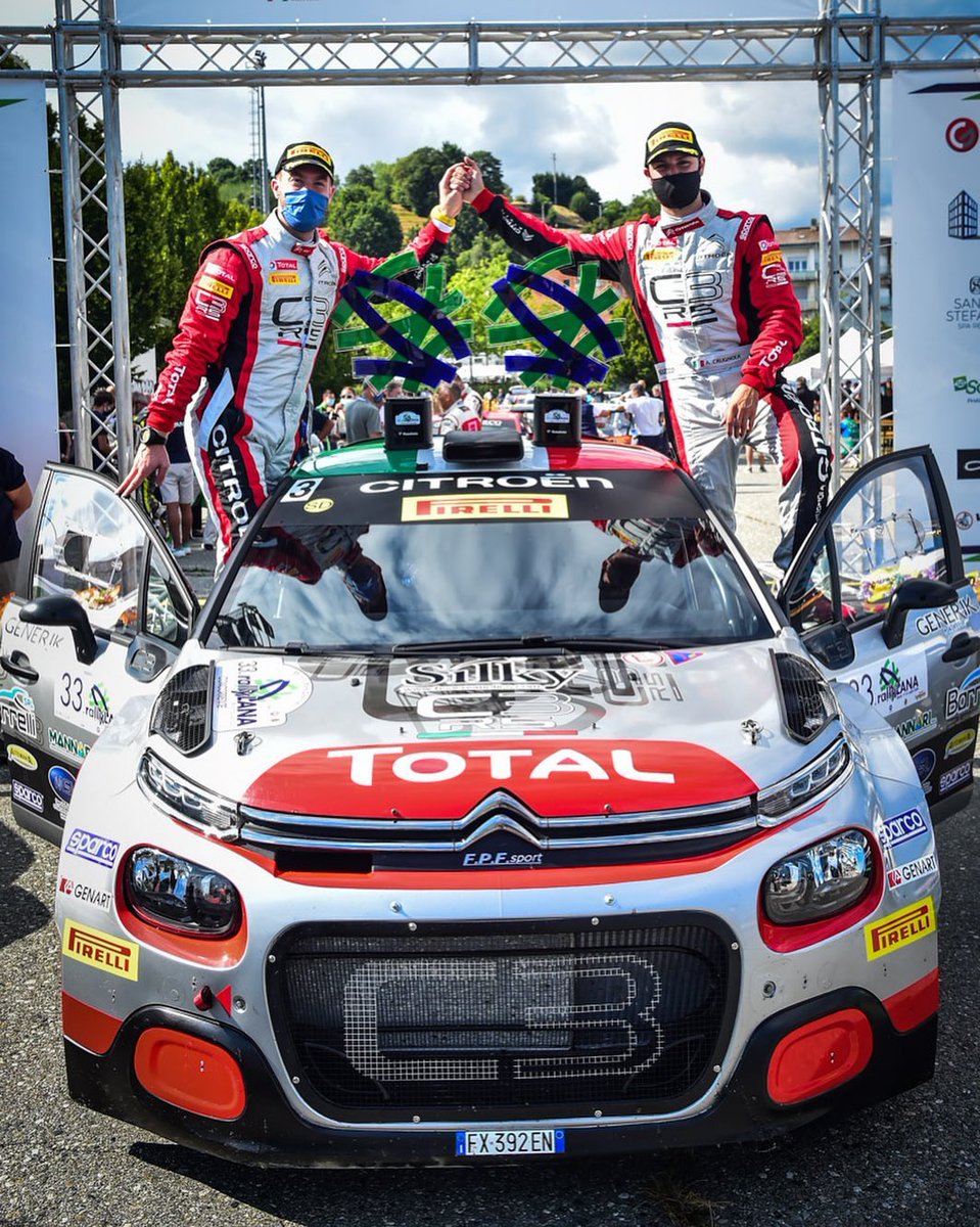 Citroën Racing (@citroenracing) on Twitter photo 🏆 Congratulations to <a href="/Crugnola_Andrea/">Andrea Crugnola</a> & <a href="/EliaOmetto/">Pietro Elia Ometto</a> for winning #RallyLana this weekend! 👌 It's another great performance at the wheel of the <a href="/Citroen/">Citroën</a> #C3R5 - in preparation for <a href="/RallydiRoma/">RallydiRomaCapitale</a> 🇮🇹 🏆 Congratulations to <a href="/Crugnola_Andrea/">Andrea Crugnola</a> & <a href="/EliaOmetto/">Pietro Elia Ometto</a> for winning #RallyLana this weekend! 👌 It's another great performance at the wheel of the <a href="/Citroen/">Citroën</a> #C3R5 - in preparation for <a href="/RallydiRoma/">RallydiRomaCapitale</a> 🇮🇹
