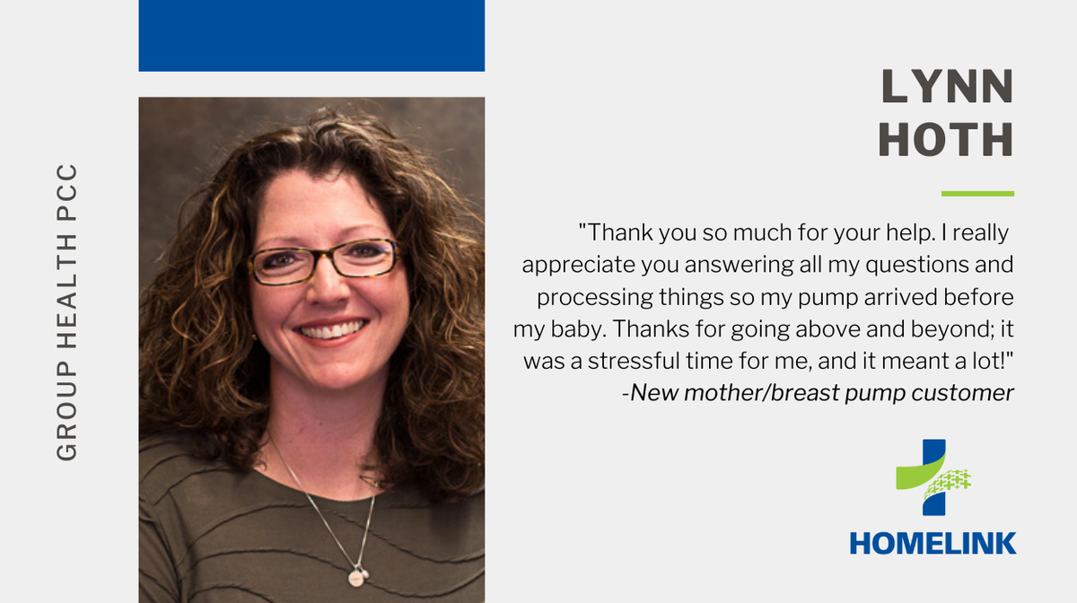 VGMHomelink's tweet photo. Lynn Hoth is the comforting voice on the other end of the calls for new and expectant mothers needing a breast pump. 

Her goal for every interaction is "to be a little bit of that light and give them that peace of mind; that’s what we do here every day." #PatientExperience https://t.co/uqYr25FHzQ