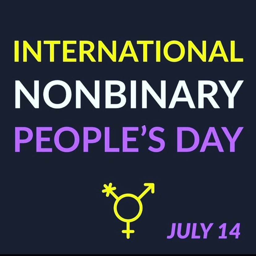 GLSENNH's tweet photo. Happy International NonBinary People’s Day!! Stayed tuned for more information and resources! 💛🤍💜 #internationalnonbinaryday https://t.co/xbFFs1JViz
