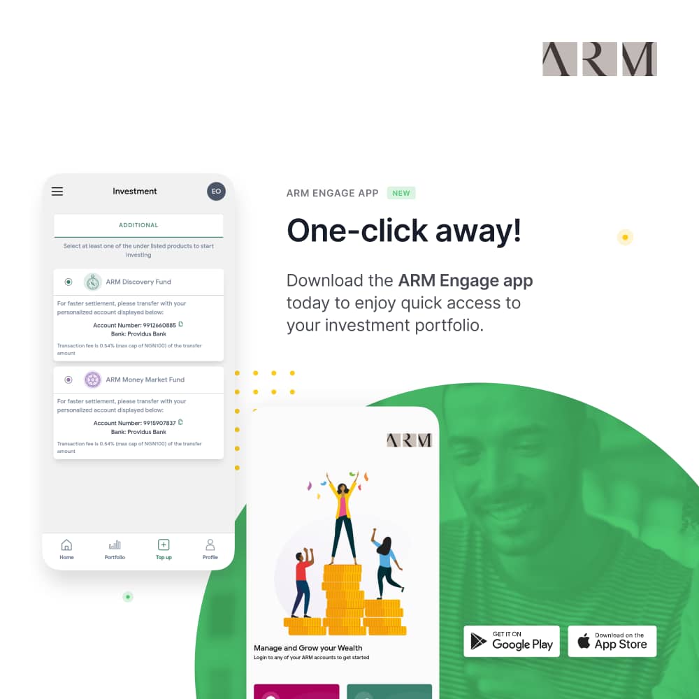 armengage's tweet photo. We really want to know what your experience has been with the ARM Engage app.
Download the app via Google Play Store or Apple Store, navigate all features including your investment portfolio and let us know😊
#InvestmentApp #ARMEngageApp #Investment https://t.co/8qYiSEyJ6T