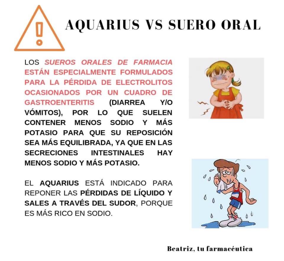 FarmaElCalvario's tweet photo. ⚠️¡Ojo!
Si tienes Vómitos y Diarreas te aconsejamos que no tomes Aquarius, no es lo más adecuado, su carga de sodio y azúcar no es lo que mejor te vendrá en estos casos.
#consejos
#farmaciaelcalvario
Fuente: Beatriz, tu farmacéutica. @FarmaElCalvario 🟢 https://t.co/Hxfr6pHl6c