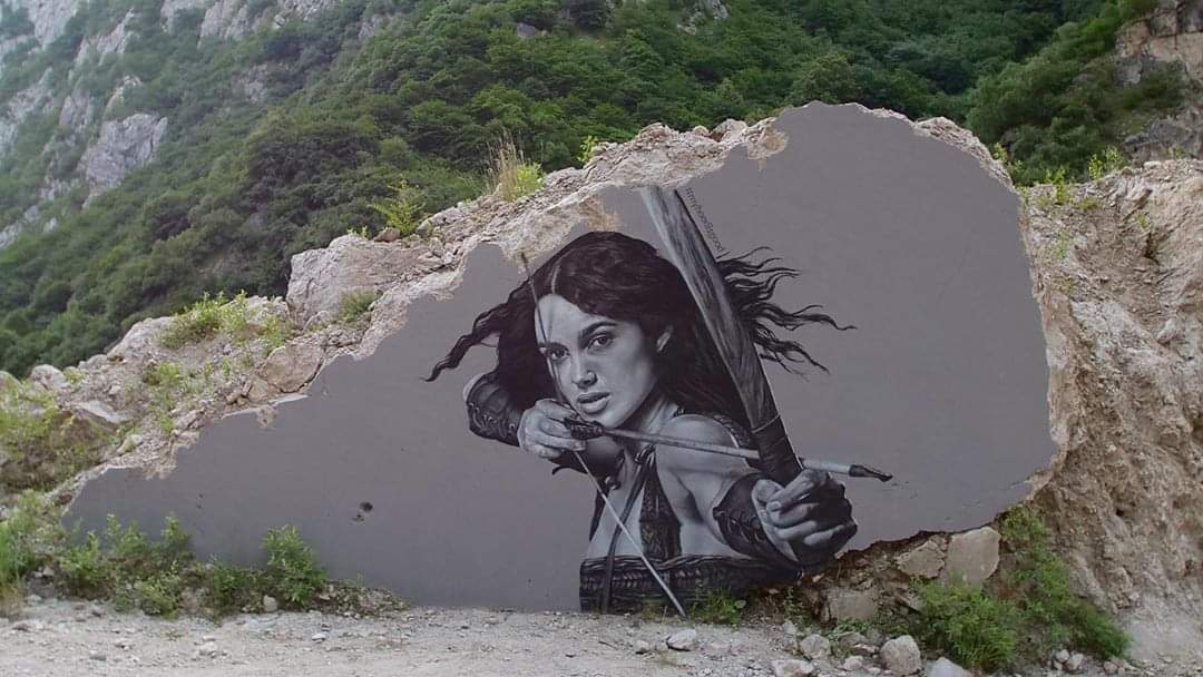 PatrickFavrel's tweet photo. #StreetArt in #North #Ossetia... https://t.co/uJusqM9S41