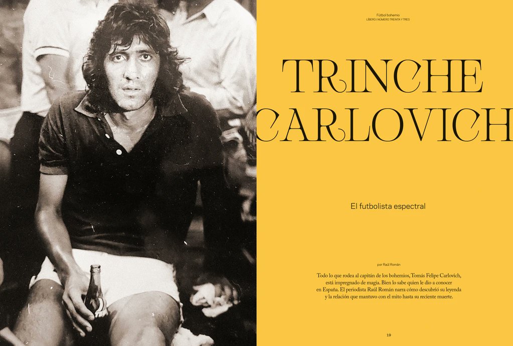 revistalibero's tweet photo. 📘 Líbero 33 está dedicado a todos ellos. Al Trinche, Best, Friday, Mágico, Garrafa Sánchez, Gazza, Heleno... Os sonarán, o quizá no. Para nosotros son los guardianes de las esencias del talento derrochado y queríamos compartir con vosotros sus vidas locas.https://t.co/2oMmLMLP65 https://t.co/2SpygWrgjT