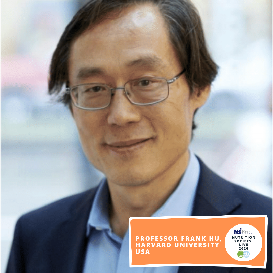 NutritionSoc's tweet photo. Professor Frank Hu of @Harvard presents a very interesting Boyd Orr Lecture -  discussing the future of nutrition research and how it can help predict health outcomes at the personalised level 
#NSlive20  #nutritionevent #nutritionscience #personalisednutrition #AHEI https://t.co/FlO08eun4R