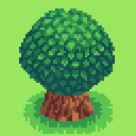 MochaMilk8's tweet photo. Tree pixel art. #pixelart #pixelartist #aseprite https://t.co/VNXRJuFdby