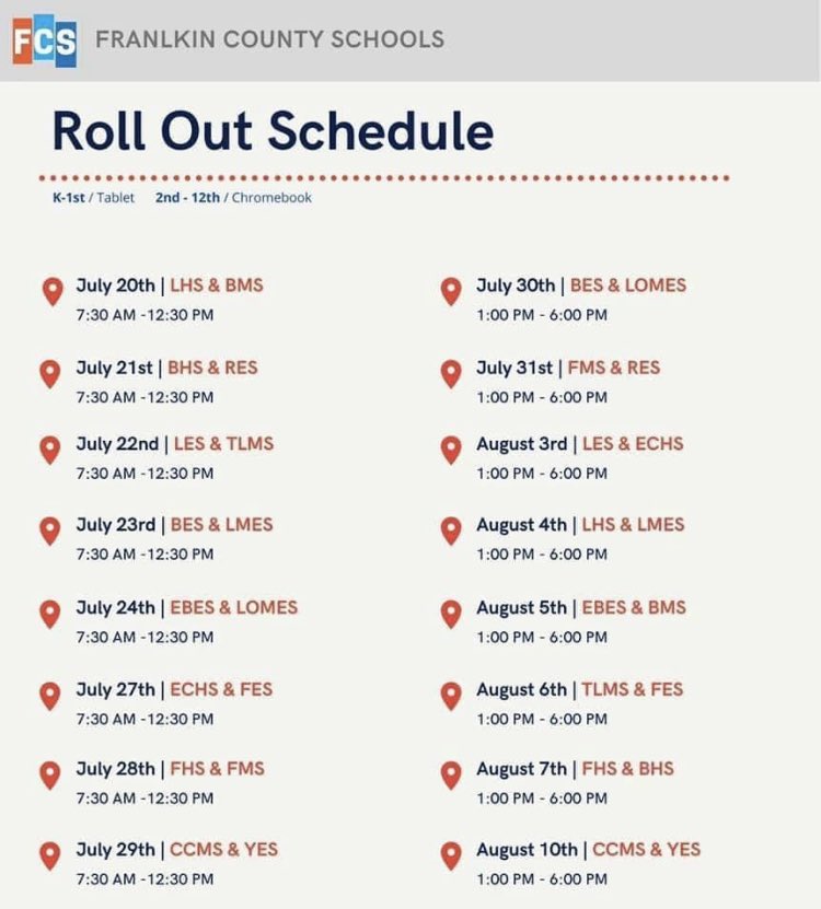 Ms_WentznKinder's tweet photo. All student will get a device this upcoming school year. BES will be handing them out July 23rd 7:30am-12:30 and July 30th 1:00-6:00 pm. https://t.co/D80lWgAala