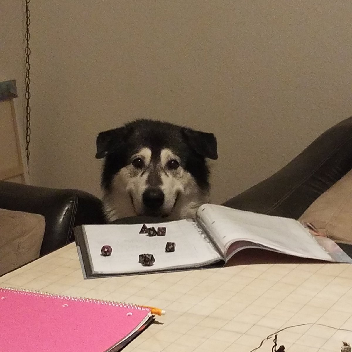 Dog: ‘I want to scoot ahead’DM: ‘Don't you mean ‘scout’?’Dog: ‘No, ‘scoot’, something is irritating my butt... maybe I shouldn’t have licked that Orc poop.’DM: ...DM: ‘Roll for Dexterity, while I roll for Constitution...’(DM fails and promptly throws up)